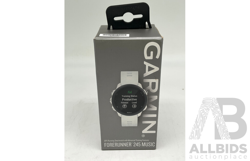 GARMIN Forerunner 245 Music (White) - ORP $599.00