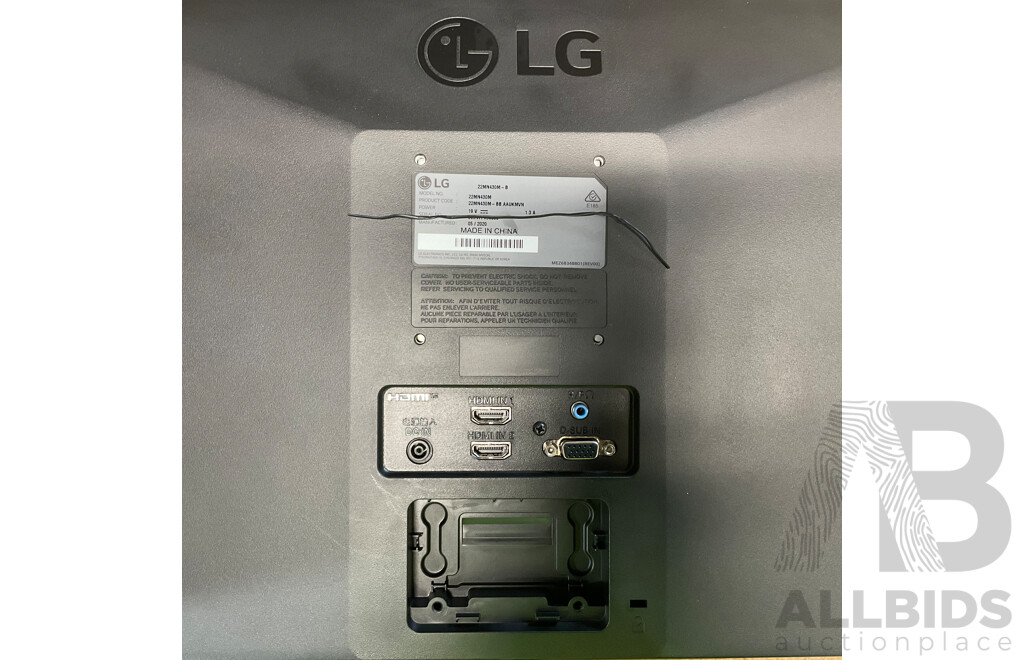 LG 24inch Full HD IPS Monitor (22MK430M-B) - ORP $129.00