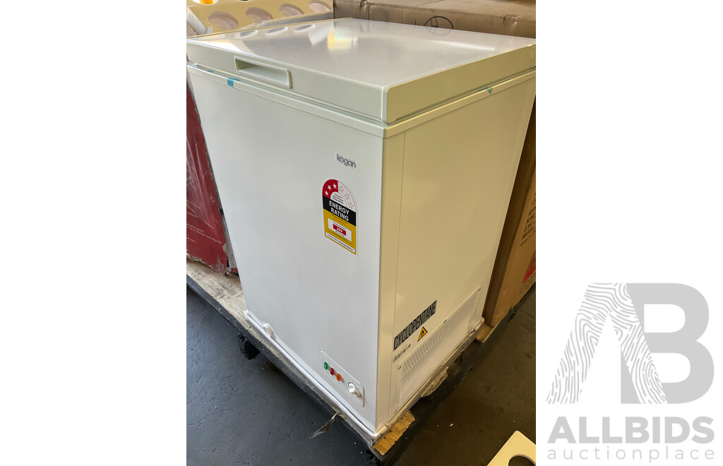 KOGAN 99L Chest Freezer (White) - ORP $249.00