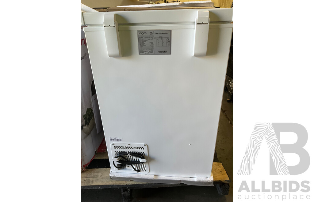 KOGAN 99L Chest Freezer (White) - ORP $249.00