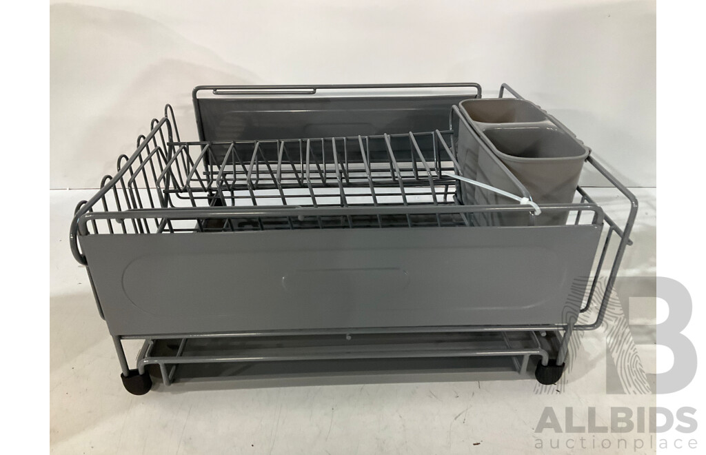 KOGAN Espresso Coffee Machine & OVELA Dish Rack - Lot of 2 - $239.00