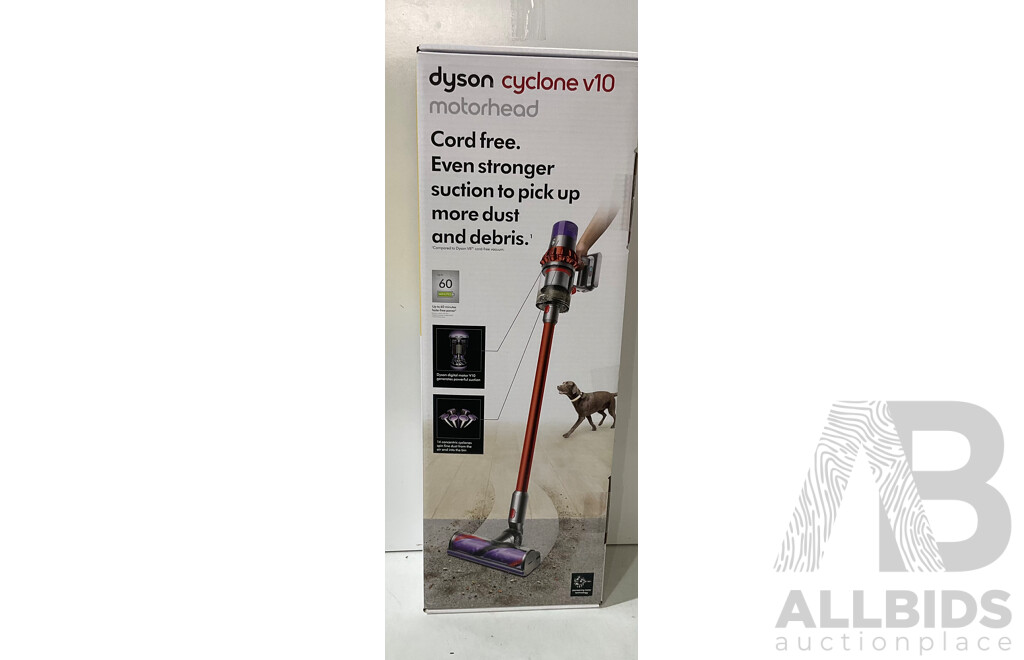 DYSON Cyclone V10 Absolute Cordless Vacuum Cleaner - ORP$899
