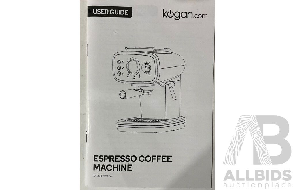 KOGAN Espresso Coffee Machine &14 in 1 Pressure Cooker - ORP $199.00