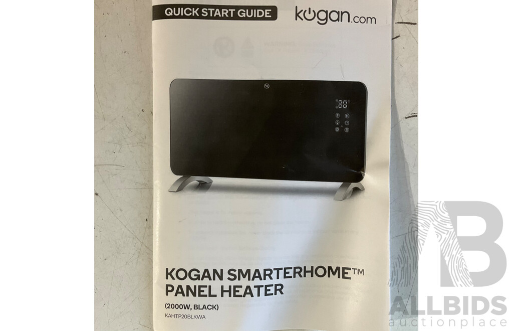 KOGAN Smarterhome Panel Heater 2000W - ORP $129.00