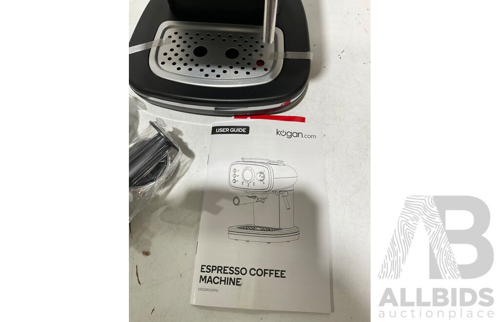 KOGAN ESPRESSO COFFEE MACHINE - Estimated ORP $149