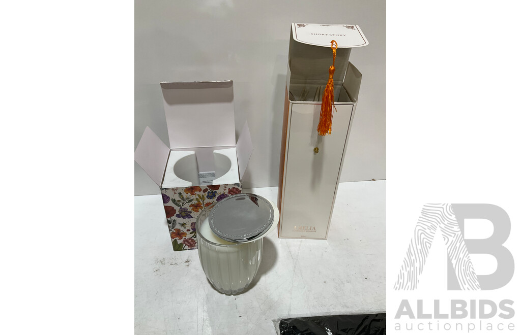 ESTELLE Hot Air Hair Dryer & Vojumizer Brush, BRAUN Face Hair Remover, NIKE XS and Assorted Decoration - Lot of 7 - Estimated ORP $199