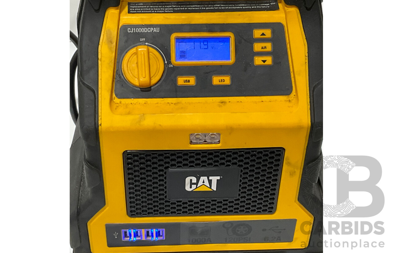 CAT (CJ1000DCPAU) Jumpstarter & Air Compressor - ORP $144.99