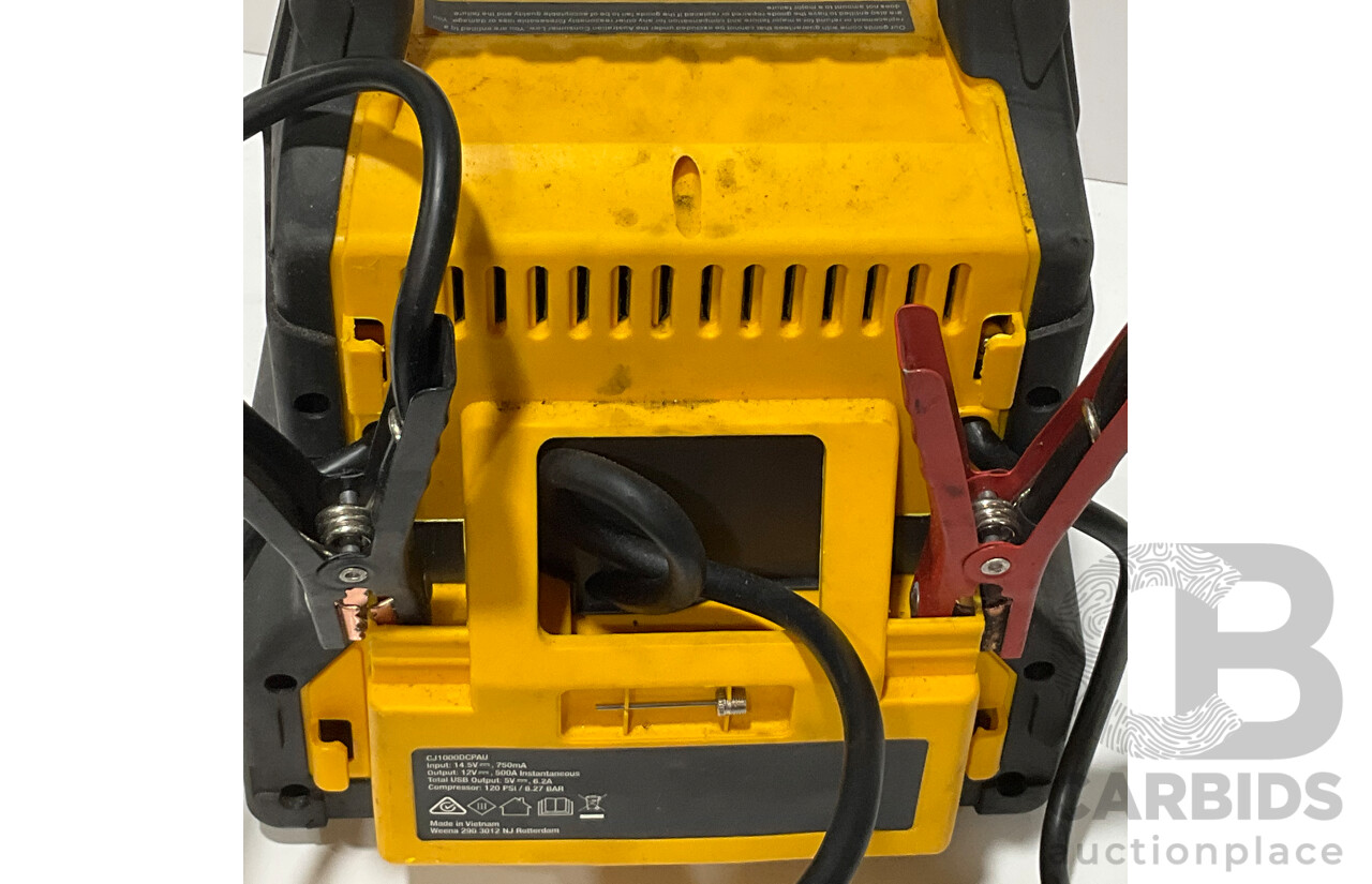 CAT (CJ1000DCPAU) Jumpstarter & Air Compressor - ORP $144.99
