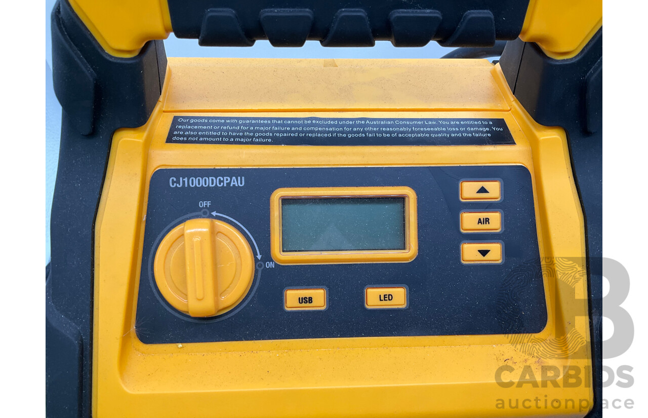 CAT (CJ1000DCP) 1000 Peak Amp Jump Starter, Power Station, Air Compressor - ORP $144.99