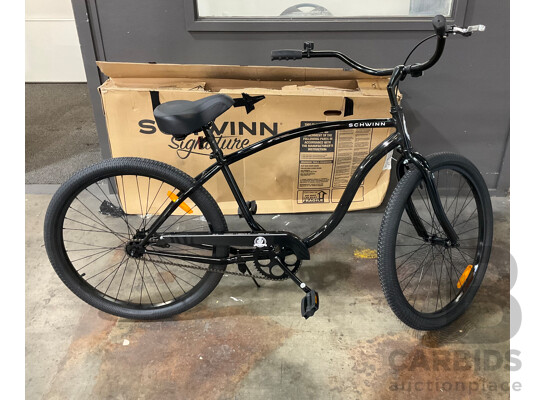 SCHWINN S1 Cruiser Bike Black ORP - Lot 1453002 | ALLBIDS