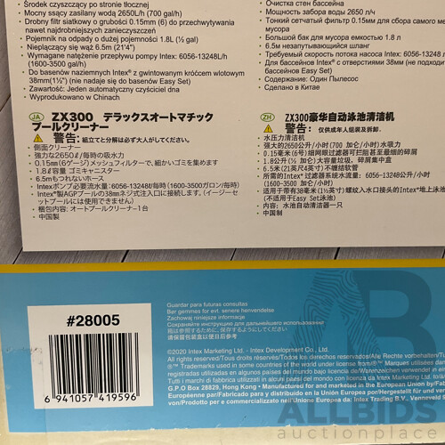 INTEX (28005E) Deluxe Automatic Pool Vacuum - ORP $189.99