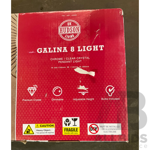 HUDSON Living Galina LED Pendant Light - Total ORP $299.97