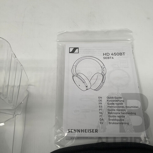 SENNHEISER (SEBT4) HD 450BT Noise Cancelling Headphones - ORP $299.00