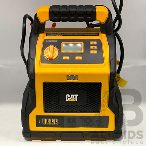 CAT (CJ1000DCPAU) Jumpstarter & Air Compressor - ORP $144.99