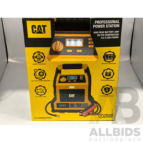 CAT (CJ1000DCPAU) Jumpstarter & Air Compressor - ORP $144.99