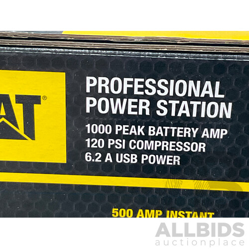 CAT (CJ1000DCPAU) Jumpstarter & Air Compressor - ORP $144.99