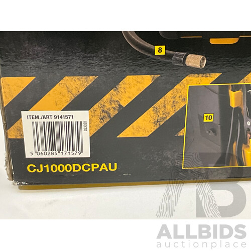 CAT (CJ1000DCPAU) Jumpstarter & Air Compressor - ORP $144.99
