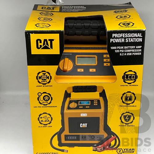 CAT (CJ1000DCPAU) Jumpstarter & Air Compressor - ORP $144.99