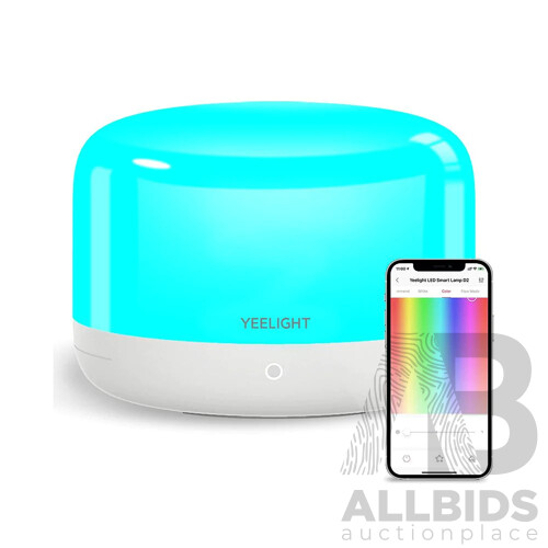 DC DIMPLEX (DCPF40G) High Velocity Pedestal Fan & YEELIGHT (YLCT01YL) LED Smart Lamp D2 - Lot of 2 - Total ORP $199.98