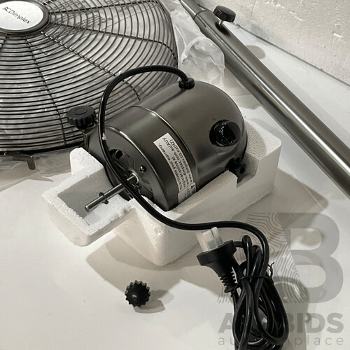 DC DIMPLEX (DCPF40G) High Velocity Pedestal Fan & YEELIGHT (YLCT01YL) LED Smart Lamp D2 - Lot of 2 - Total ORP $199.98