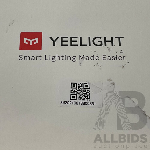 DC DIMPLEX (DCPF40G) High Velocity Pedestal Fan & YEELIGHT (YLCT01YL) LED Smart Lamp D2 - Lot of 2 - Total ORP $199.98