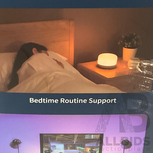 DC DIMPLEX (DCPF40G) High Velocity Pedestal Fan & YEELIGHT (YLCT01YL) LED Smart Lamp D2 - Lot of 2 - Total ORP $199.98