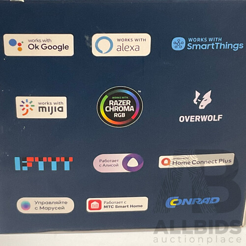 DC DIMPLEX (DCPF40G) High Velocity Pedestal Fan & YEELIGHT (YLCT01YL) LED Smart Lamp D2 - Lot of 2 - Total ORP $199.98