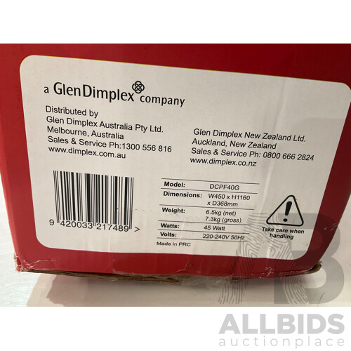 DC DIMPLEX (DCPF40G) High Velocity Pedestal Fan & YEELIGHT (YLCT01YL) LED Smart Lamp D2 - Lot of 2 - Total ORP $199.98