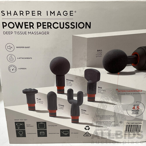 AUSCLIMATE (WDH-930DA) NWT Large 35L Dehumidifier  - SHARPER IMAGE Power Percussion Deep Tissue Massager - Total ORP $724.99