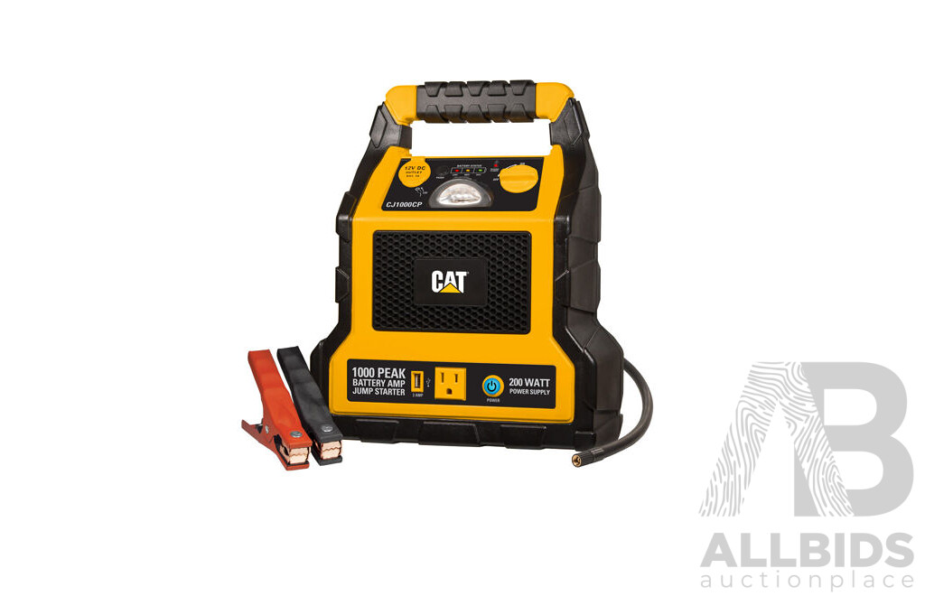 CAT (CJ1000DCPAU) Jumpstarter & Air Compressor - ORP $144.99