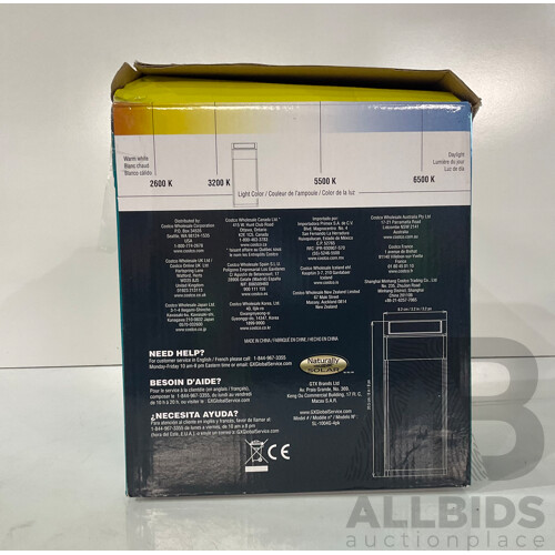 FEIT Electric (72030) Led String Lights 14.6m - NATURALLY SOLAR 4 Solar Post Accent Lights - PESTILL - Pest Repeller - Lot of 3 - Estimated Total ORP $179.99