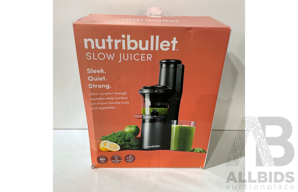 NUTRIBULLET (NBJ07300) Slow Juicer - ORP $379.00