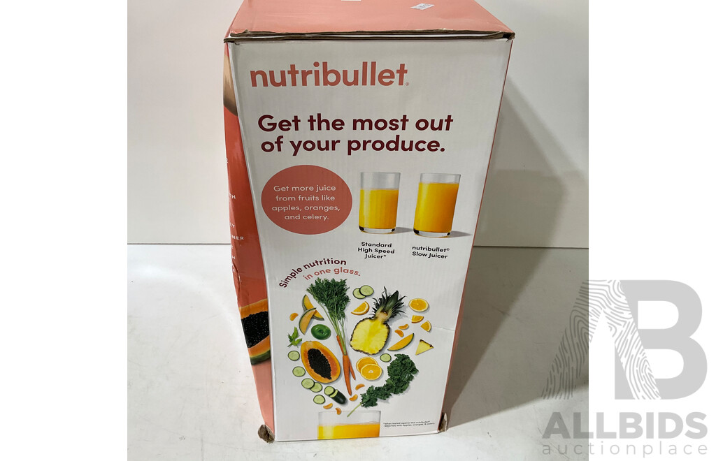 NUTRIBULLET (NBJ07300) Slow Juicer - ORP $379.00