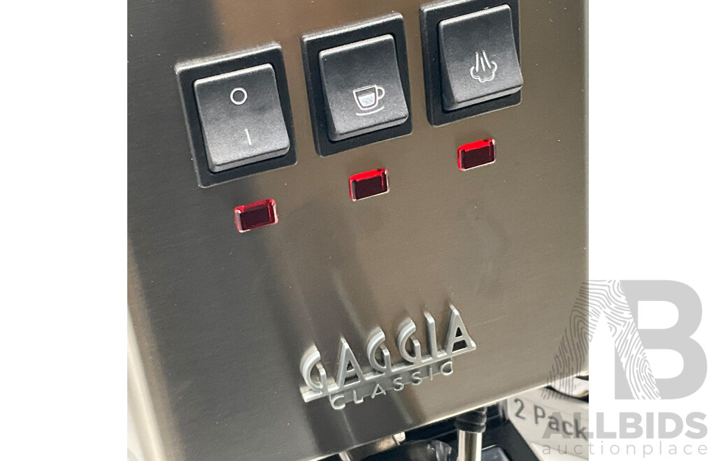 GAGGIA (NL9206AD) Classic Pro Coffee Machine - REDUCE (102527) 530ml to Go Bowl (Two Pack) - Total ORP 728.99