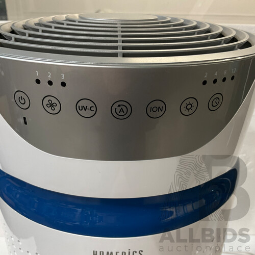 HOMEDICS (AP-T40WT-AU) TotalCare 5-in-1 Large Tower Purifier (White) - ORP $399