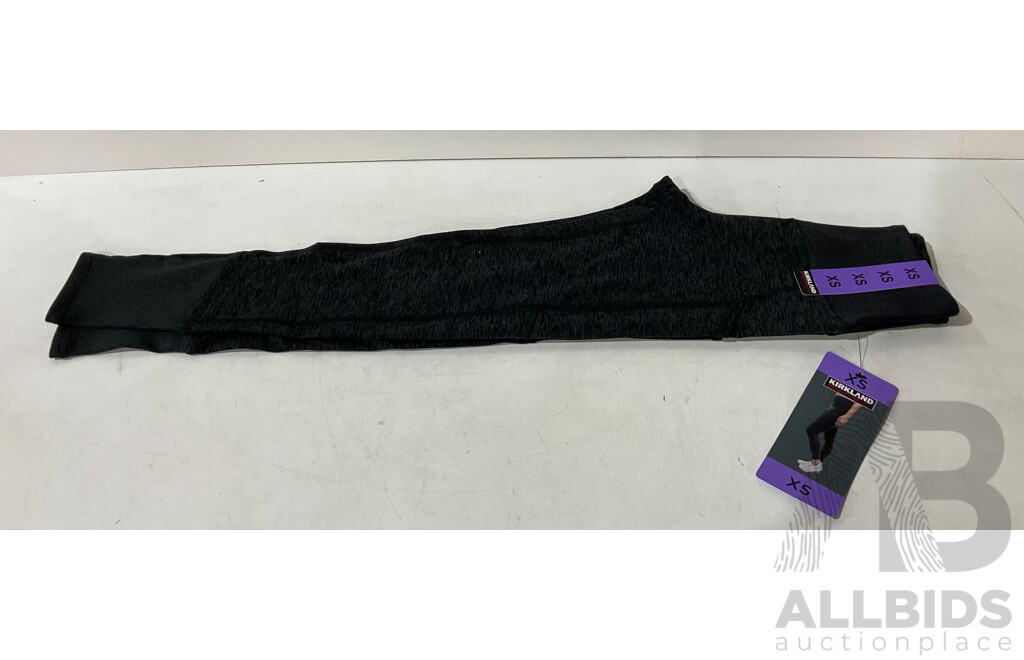 CALVIN KLEIN (107375) Sorona Aura White Women's Puffa Jacket (Size M) - 32 Degrees Heat Sweatshirt (Size L - Black) & Leggings - Lot of 3 - Estimated Total ORP $200.00