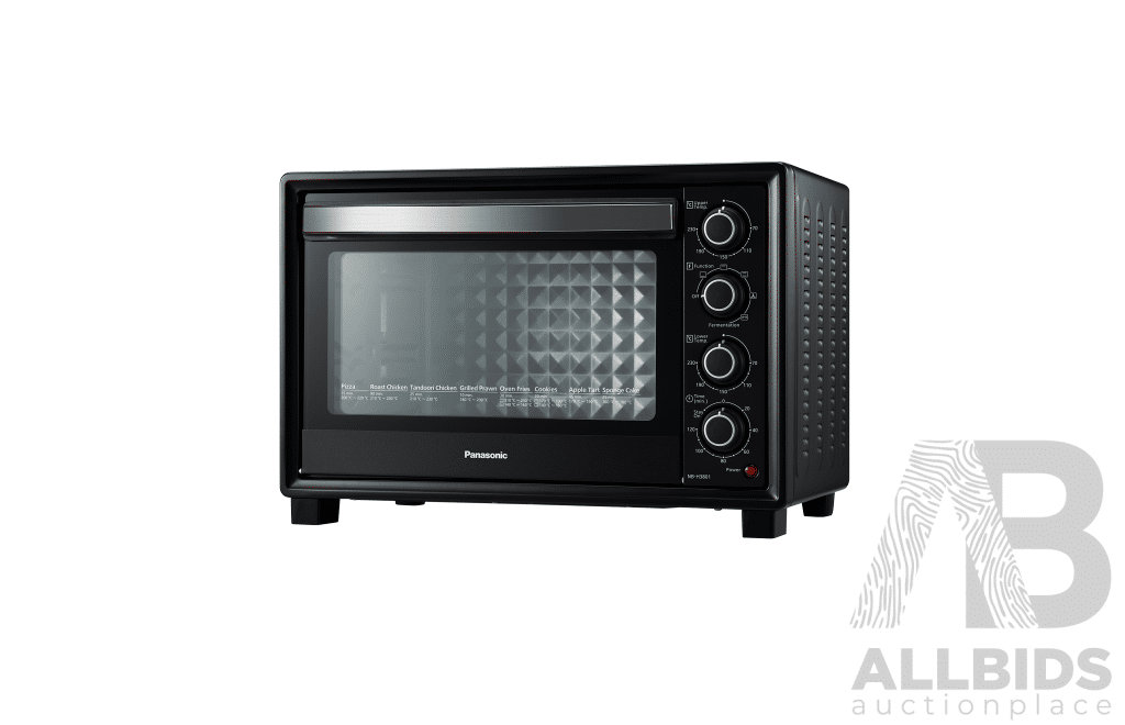 PANASONIC (NB-H3801KST) 38L Electric Benchtop Oven With Rotisserie - ORP $389.00