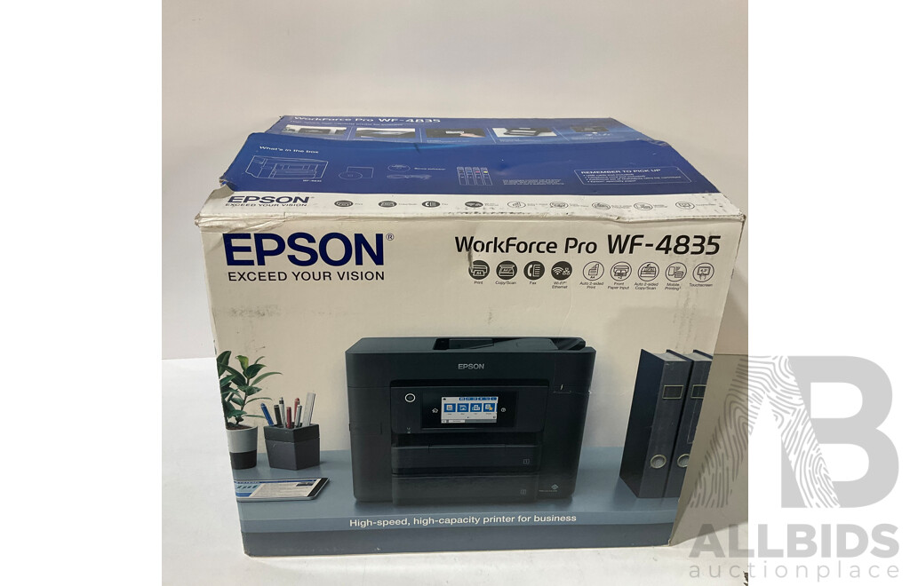 EPSON (WF-4835) WorkForce Pro All-in-One Printer  - ORP $186.99