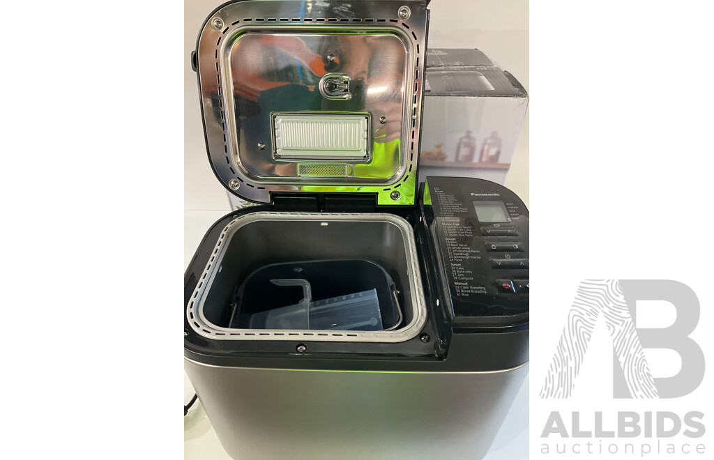 PANASONIC (SD-YR2550) Stainless Steel Bread Maker - Total ORP $329.00