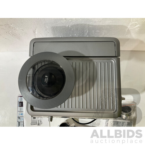 BREVILLE (BES875BSS) Express Coffee Machine, ROYAL DOULTON Pacific Mint Mugs - Lot of 2 - Total ORP $709.00  