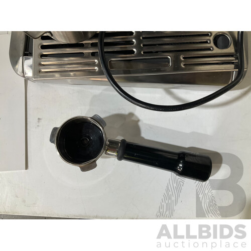 BREVILLE (BES875BSS) Express Coffee Machine, ROYAL DOULTON Pacific Mint Mugs - Lot of 2 - Total ORP $709.00  