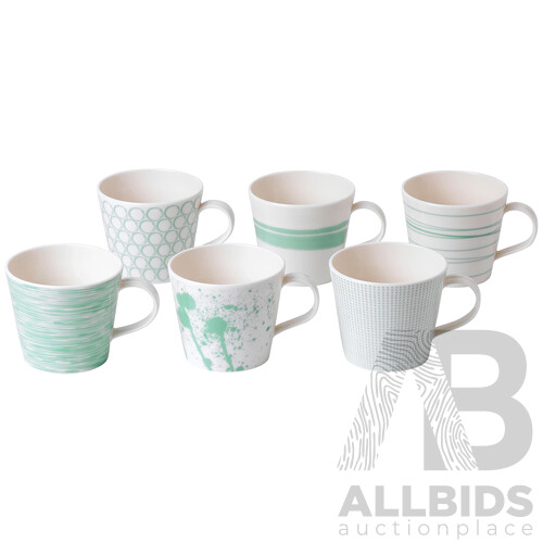 BREVILLE (BES875BSS) Express Coffee Machine, ROYAL DOULTON Pacific Mint Mugs - Lot of 2 - Total ORP $709.00  