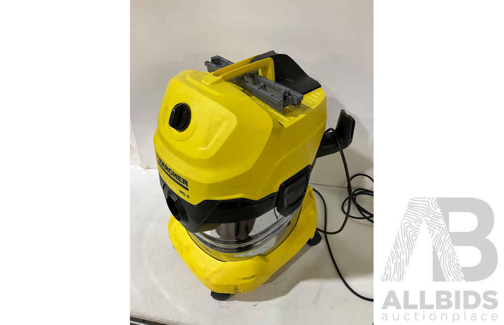KARCHER (IPX4) WD 4 Premium 20L Wet & Dry Vacuum - ORP $279.00