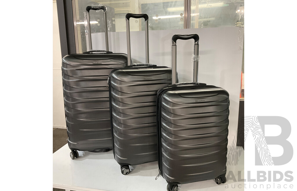 RICARDO BEVERLY HILLS Luggage Set 3 Piece - ORP $299.99
