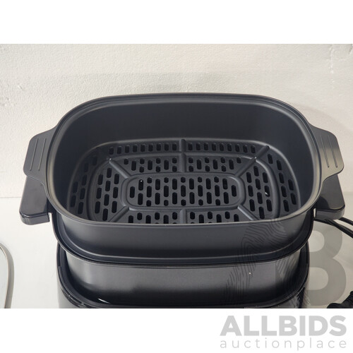 MasterPro (MPSTEAMMULTI) 6in1 Ultimate Steamer & Multi Cooker - ORP $299.95