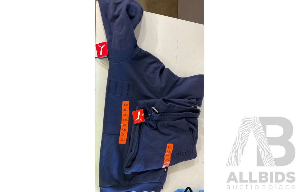 TOMMY HILIFIGER, PUMA, NAUTICA & Assorted Men's Clothing & Sleepwear (Size L/XL/2XL)- Lot of 22 - Estimated Total ORP $550.00