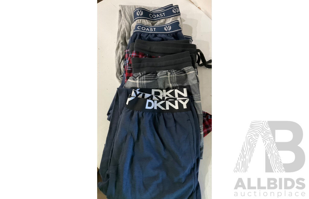 TOMMY HILIFIGER, PUMA, NAUTICA & Assorted Men's Clothing & Sleepwear (Size L/XL/2XL)- Lot of 22 - Estimated Total ORP $550.00