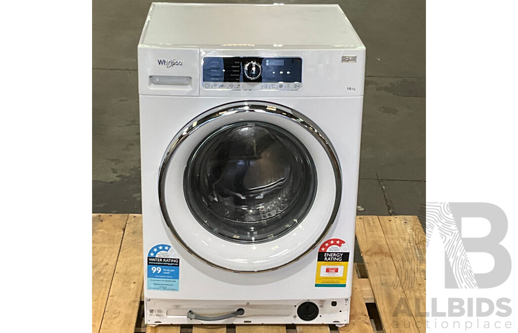 WHIRLPOOL (FSCR12420) 10kg Front Load Washing Machine - ORP $1,149.98