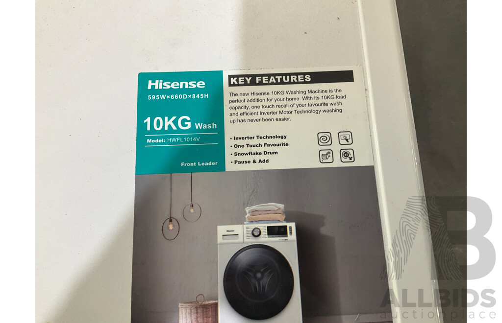 WHIRLPOOL (FSCR12420) 10kg Front Load Washing Machine - ORP $1,149.98