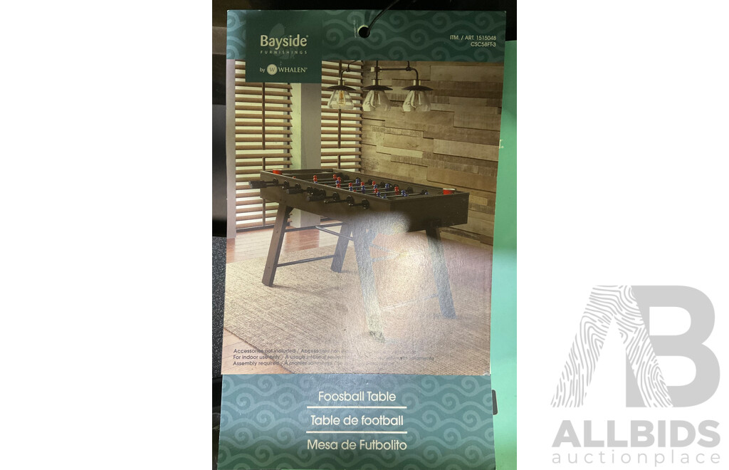 BAYSIDE Furnishings Foosball Table CSC58FT-3 - ORP $749.00